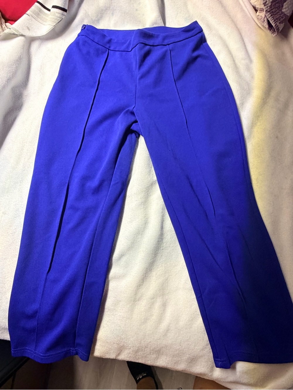 SHEIN Royal Blue Pull-On Trousers